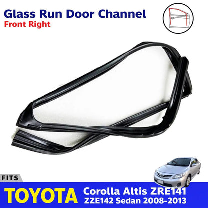 Glass Run Door Channel Front RH Fits Toyota Corolla Altis ZZE142 SED 2008-13 D05