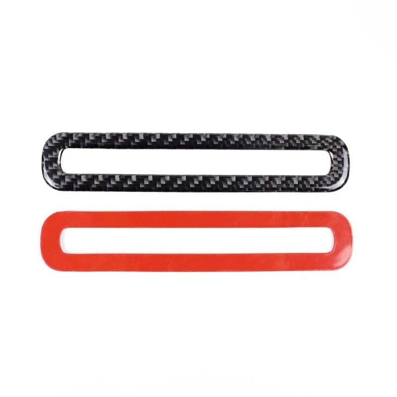 Carbon Fiber Door Air  Outlet Vent Sticker Interior Trim For Mustang 2015-2018