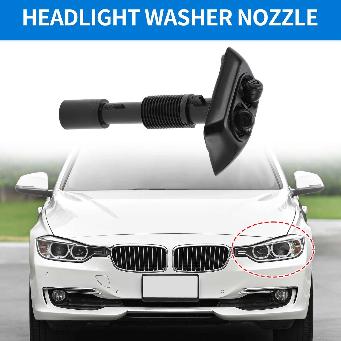 Headlight Washer Nozzle for BMW 740iL 740i  (1995-2001)