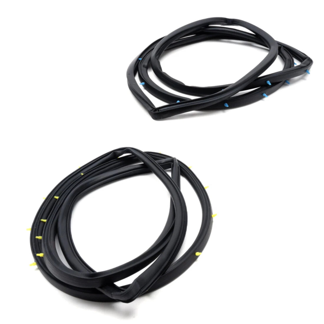 Rear Door Weatherstrip Seal x2 for Toyota Starlet 5DR KP60 KP61 KP62 1978-1984
