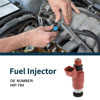 Fuel Injector No.INP-784 for Mazda E220 2.2L (1992-2002) 1 Pc Red