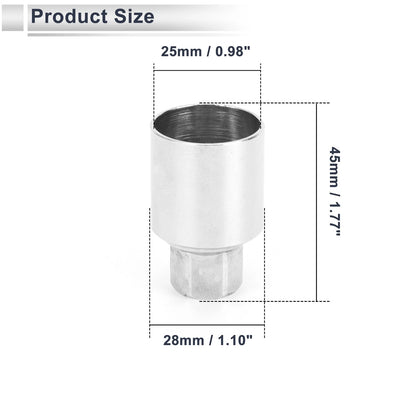 Wheel Lock Lugnut Antitheft Removal Key Socket for Jeep Compass