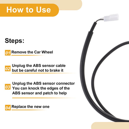 ABS Wheel Speed Sensor for Chevrolet Tracker Left