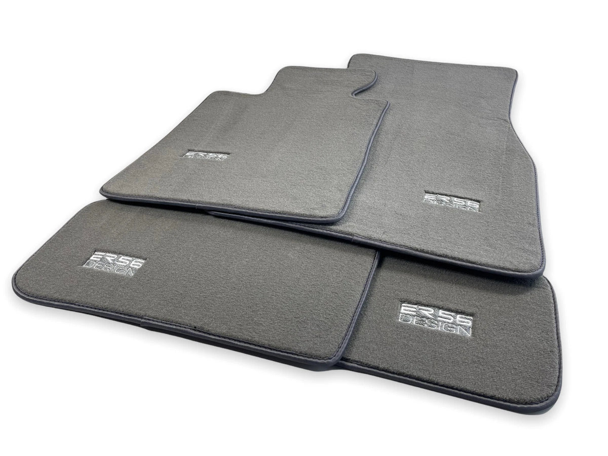 Premium Gray Floor Mats for BMW 7 Series F02 (2010-2015)