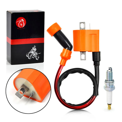 Ignition Coil & Spark Plug for Yamaha Raptor 350 YFM350 ATV (2004–2013)
