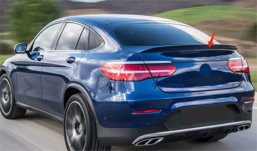 Rear Spoiler Wing Unpainted for Mercedes Benz GLC200 300 260 GLC43 Coupe (2016-2021)