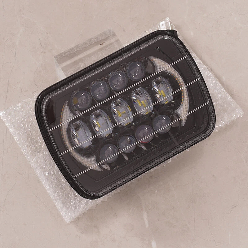 5x7" 7x6 LED Headlight Hi/Lo DRL for Ford E-100 E-150 E-250 E-350 Econoline