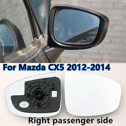 Left/Right Mirror Glass Lens Plate for Mazda CX-5 (2012–2014)