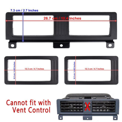 For Nissan Navara D21 Truck 1986-97 Air-Con Vent Grille Cover Trim Black 7 PCS