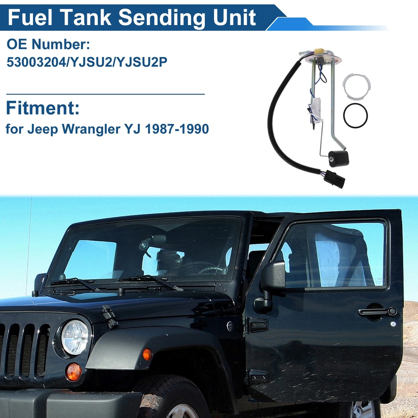 Fuel Level Sending Unit for Jeep Wrangler YJ (1987-1990)