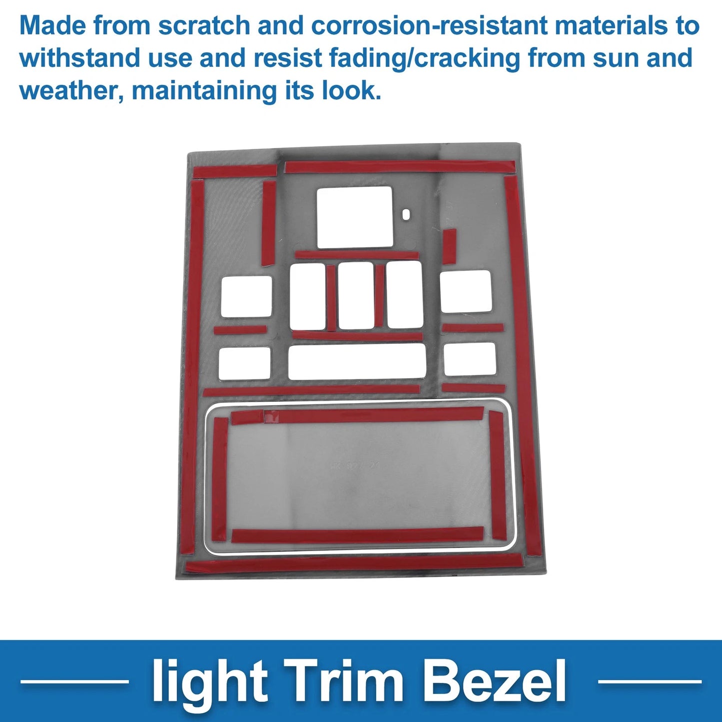 Front Row Light Trim Bezel for Toyota Alphard Vellfire (2023-2025) Carbon Fiber