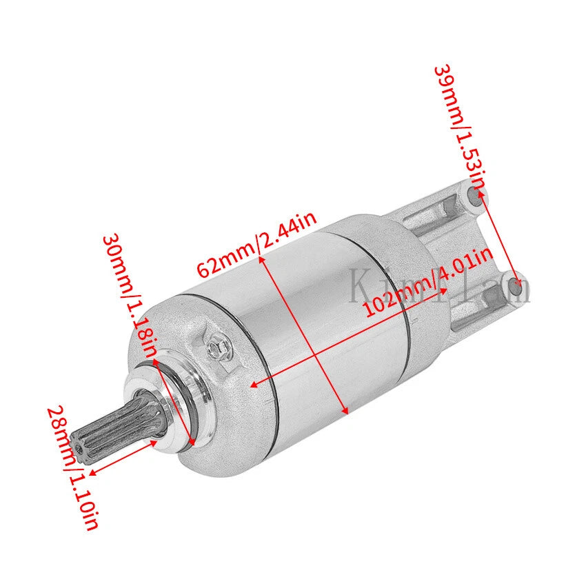 Starter Motor for Suzuki LT-A500 KingQuad 500 X/XP/XZ/XM (2009-2023)
