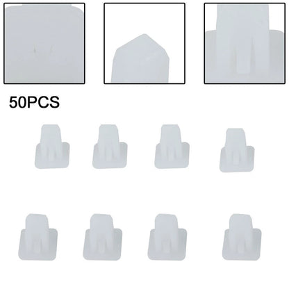 Square Fasteners 50pcs Retainer Fender Car Door Trim Panel Push Rivet Clips