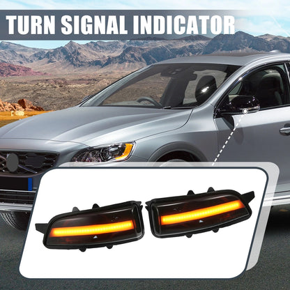 LED Side Mirror Turn Signal Light for Volvo S60 S80 C30 C70 V70 (2001-2018)