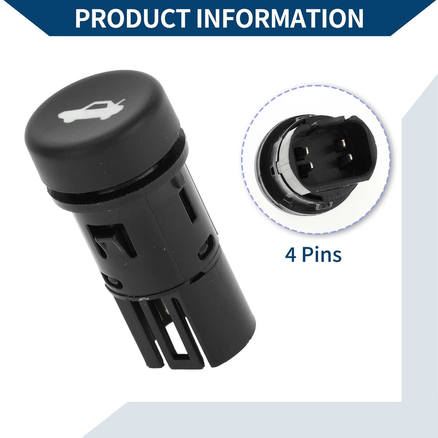 Trunk Lid Lock Release Push Button Switch for Chevrolet Camaro (2011-2015)