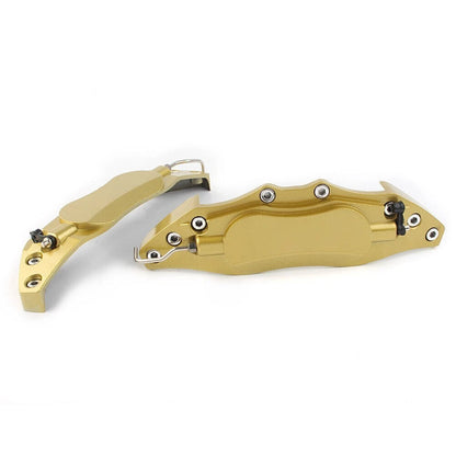 Gold 3D Metal Brake Caliper Covers for Universal Car