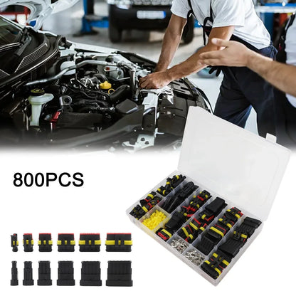 Automotive Connector Kit for Marine Applications - Easy Soldering/Crimping