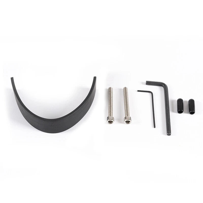 Black Motorcycle Pole Mount for Harley, Honda, BMW - Universal Flag Holder