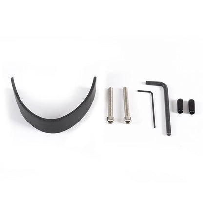 Black Motorcycle Pole Mount for Harley, Honda, BMW - Universal Flag Holder