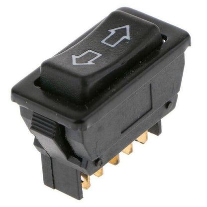 12V ON/OFF SPST Momentary Power Window Rocker Switch for Universal (N/A)