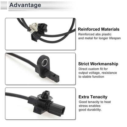 ABS Wheel Speed Sensor for Honda Insight Rear Left (2000-2006)