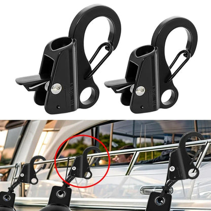 316 Stainless Steel Adjustable Rope Clips for Yacht Fender Boat Bumper