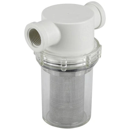 Shurflo Raw Water Strainer 1/2" Inlet for Shurflo Pumps