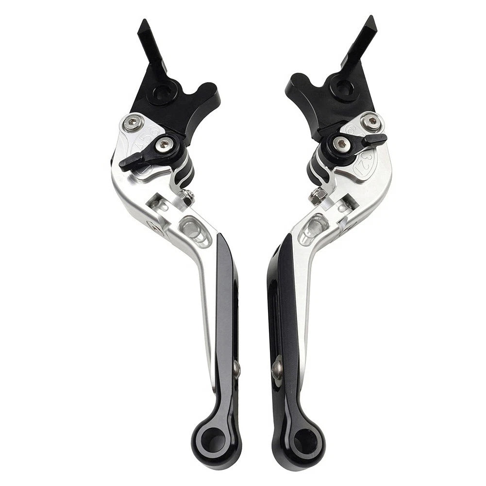 Silver CNC Folding Extendable Brake Clutch Levers for BMW S1000XR (2015-2021)