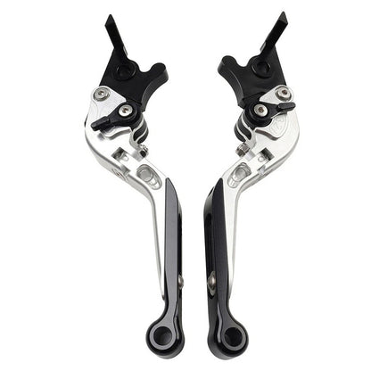 Silver CNC Folding Extendable Brake Clutch Levers for BMW S1000XR (2015-2021)