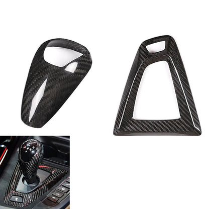 Carbon Fiber Gear Knob Panel Cover for BMW M3 M4 F80 F82 F83 (2014-2018)