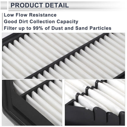 Engine Cabin Air Filter Combo Set for Hyundai Elantra (2014-2016)