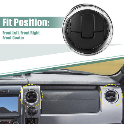 4 Pcs Front AC Heater Air Vent for Ford F-150 (2009-2014)