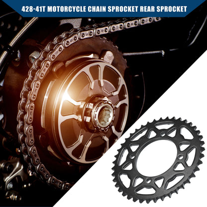 41-Tooth 76mm Motorcycle Chain Sprocket Rear Sprocket for Dirt Bike