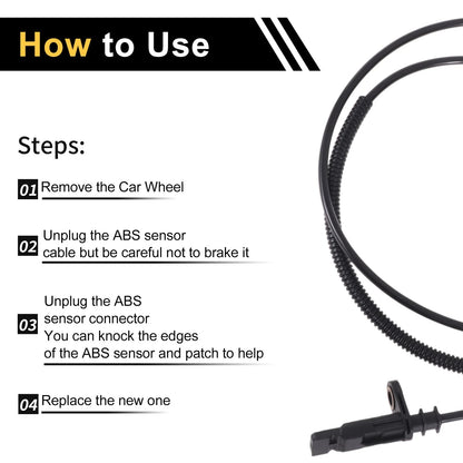ABS Wheel Speed Sensor for Ford Mustang Front Right (2005-2014)