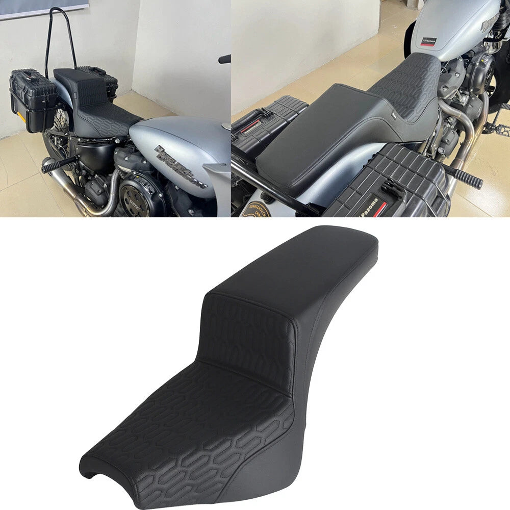 Comfortable Gel Seat Cushion Pad for Harley Softail Street Bob 114 (21)
