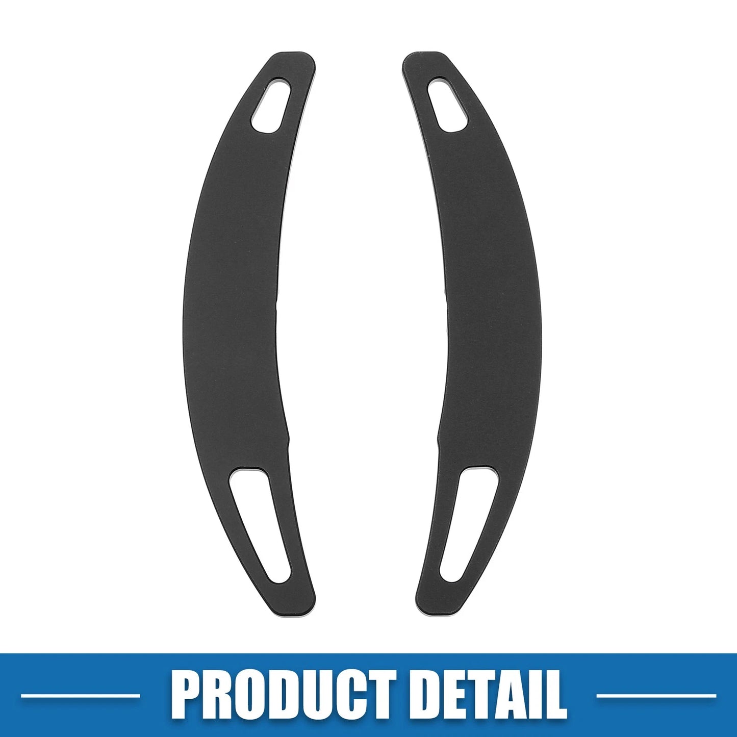 Auto Steering Wheel Shift Paddle Cover for Porsche Cayenne Black (Set of 2)