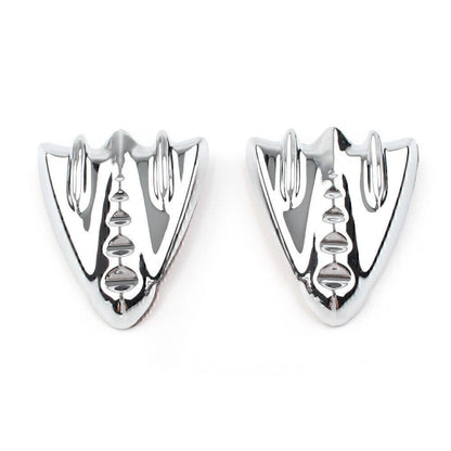 Chrome Inner Fairing Mirror Block Off Covers for Harley Street Glide (06-13)