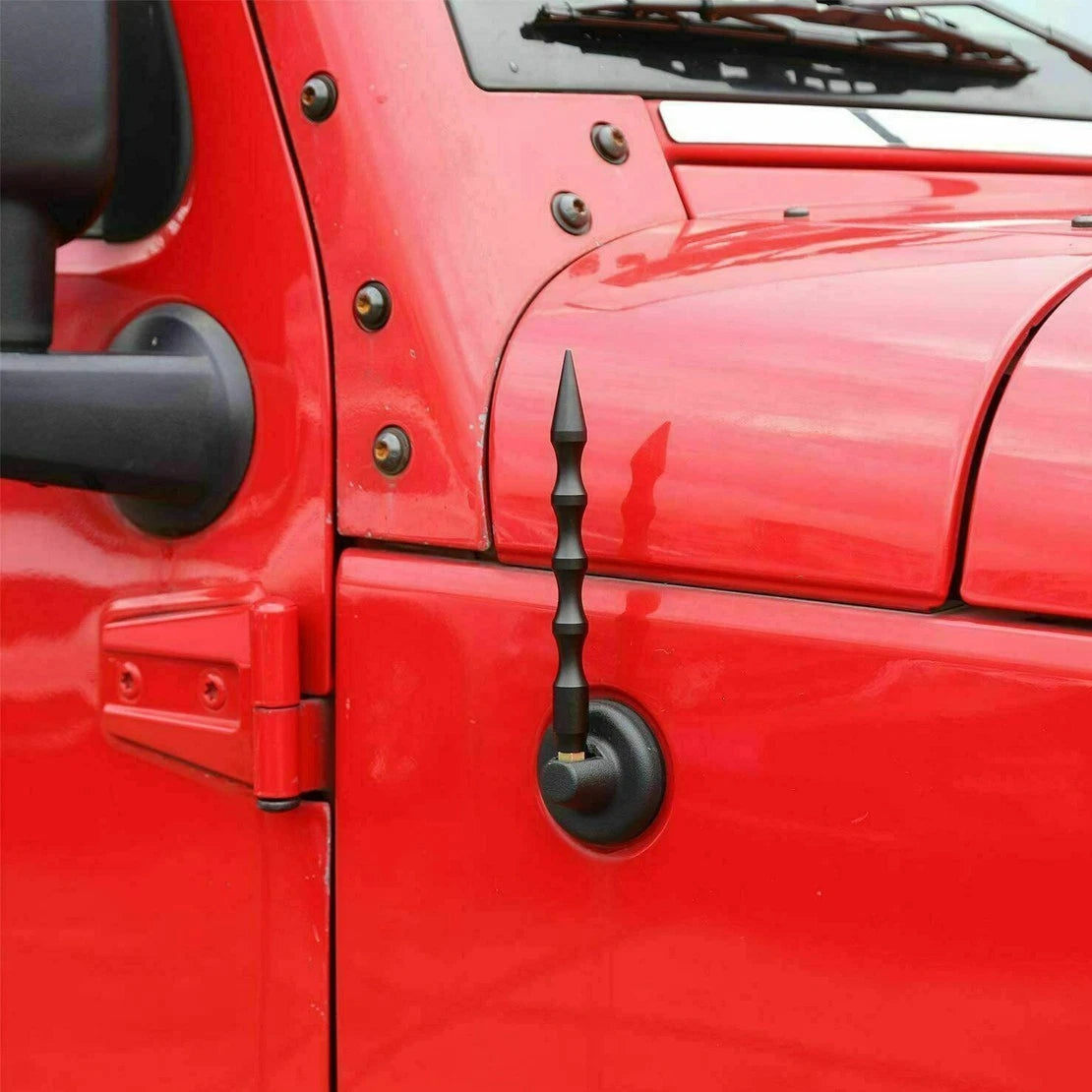 5.9" Antenna Mast for Jeep Wrangler JK JKU JL JLU Gladiator Sahara (2007-2023)