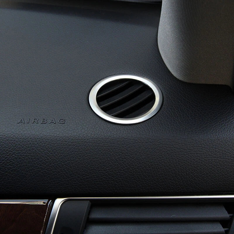 Silver Air Outlet Vent Cover Trim fit for Benz GLK X204 ML GL B Class 2009-2016