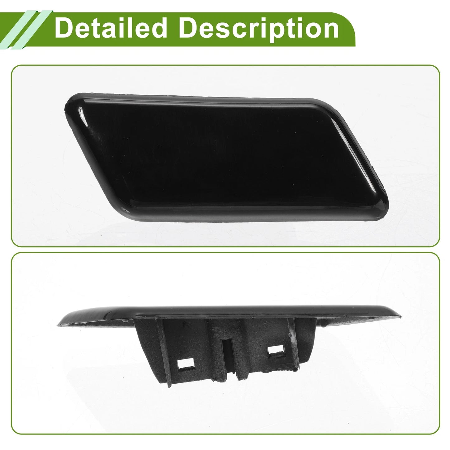 Front Right Washer Nozzle Cover for Toyota Camry (2009-2012) Black