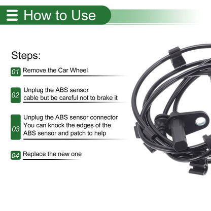 ABS Wheel Speed Sensor for Dodge Ram 3500 (2013-2013)