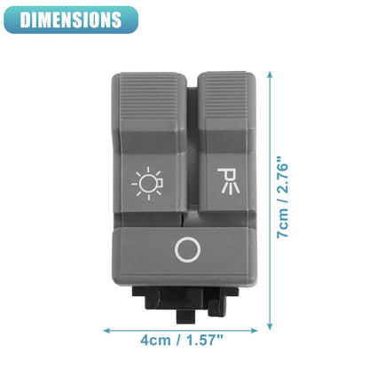 Headlight Switch for Chevy Copper Tone Black Gray