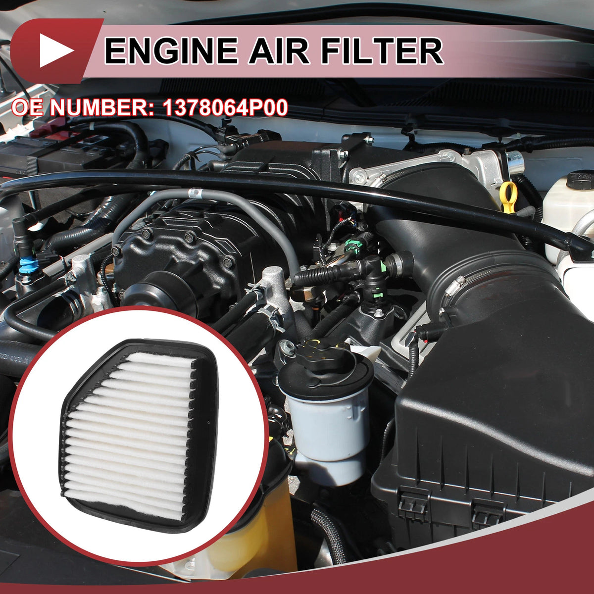Engine Air Filter for Nissan Clipper Rio NV100 (2012-2023) 1 Pc Long Life