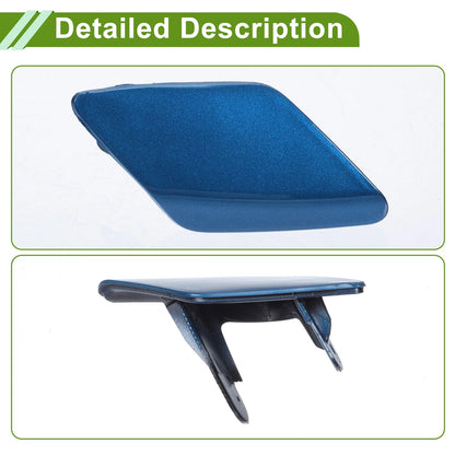 Front Right Washer Nozzle Cover for BMW 428i 2014-2016 (2 x Blue Caps)