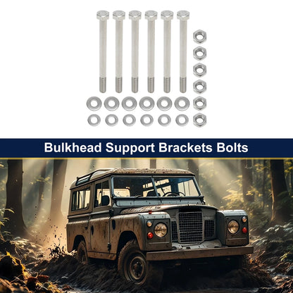 Bulkhead Support Brackets & Bolts for Land Rover 88/109 (1961-1986)