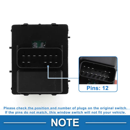 Front Side Power Window Switch for Jeep Wrangler (2007-2010)