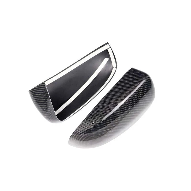 Addon Real Carbon Fiber Side Wing Mirror Cover Caps Fit For BMW X5 X6 2008-2013