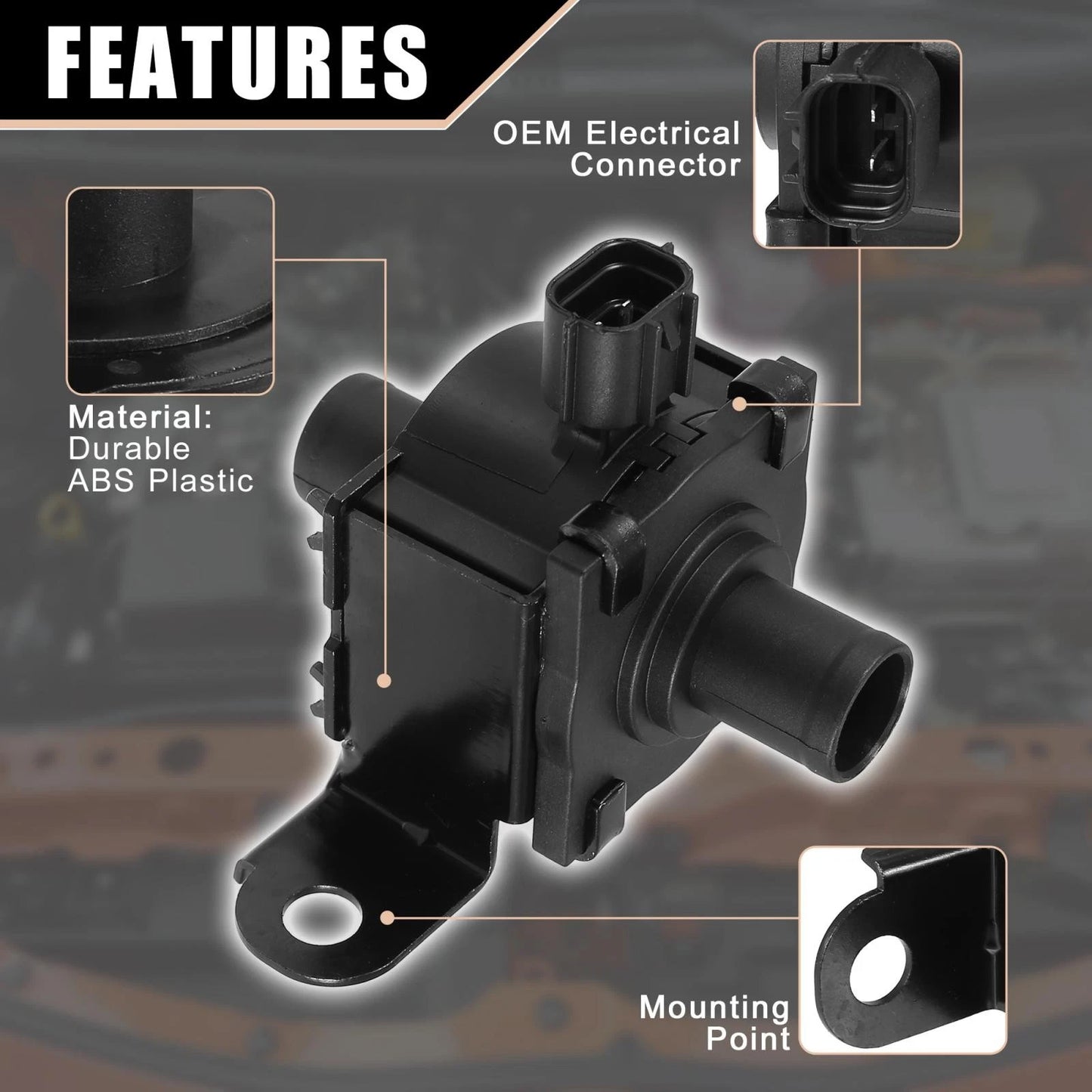 Vapor Canister Vent Solenoid Valve for Subaru Forester Impreza Legacy Outback