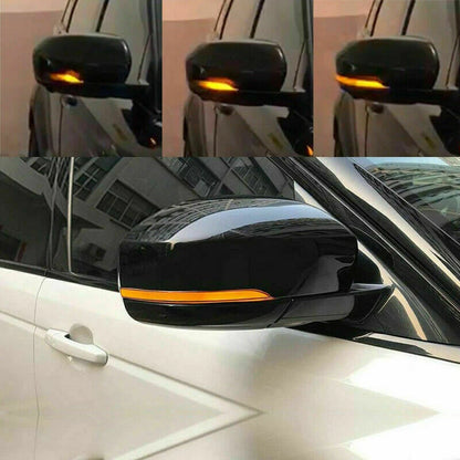 2 x Side Mirror LED Turn Signal Lights for Land Rover LR4 (2014-2016)