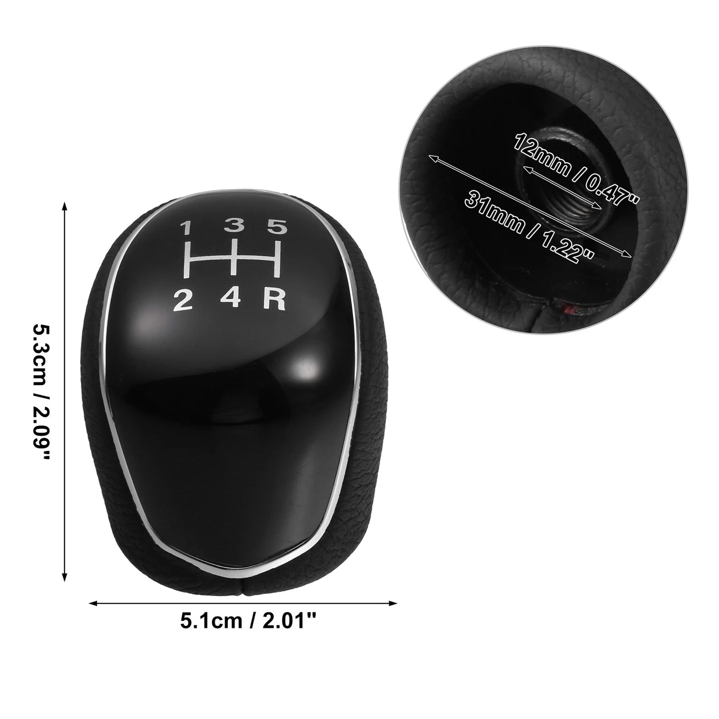 5 Speed Manual Gear Shift Knob for Ford Transit Custom Tourneo (2013-2023)